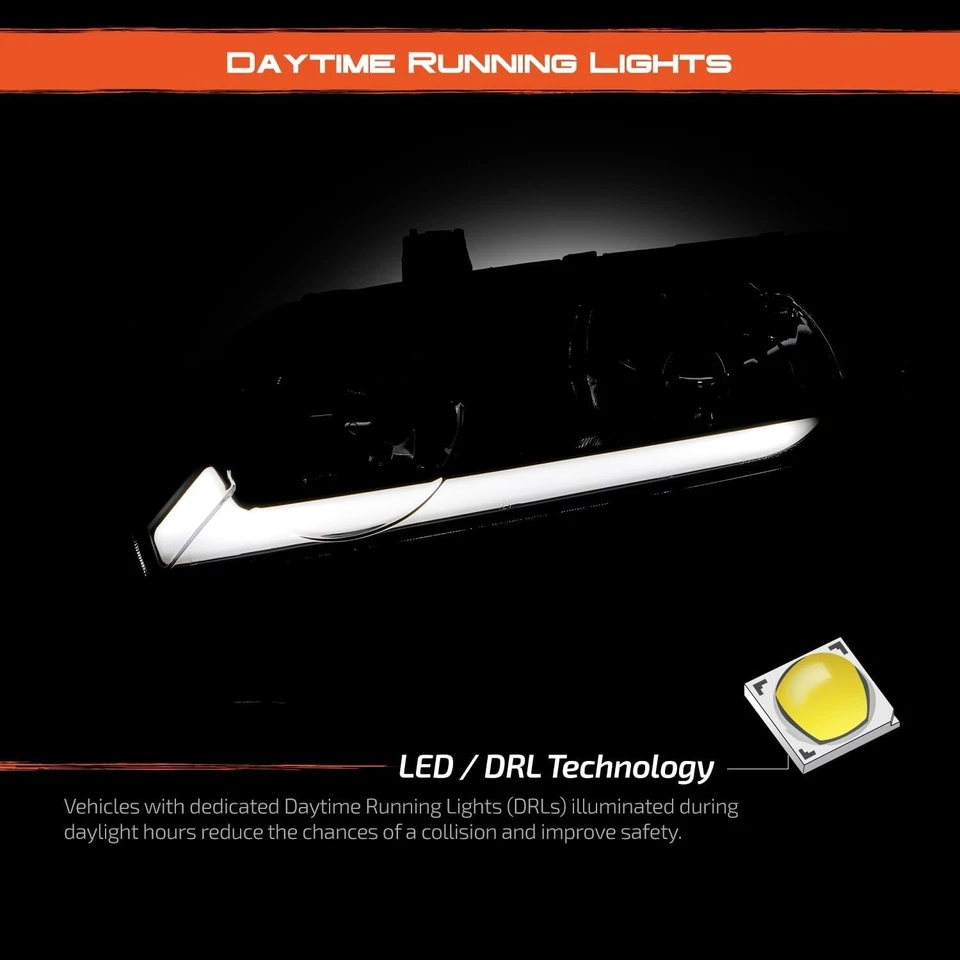 Par de faros negros izquierda+derecha para Honda Civic 2006-2011 sedán de 4 puertas Foto 2 de 4