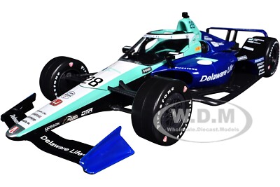 DALLARA INDYCAR #28 ERICSSON ''DE LIFE'' NTT SERIES 2024 1/18 BY GREENLIGHT 11244