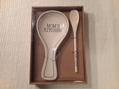 Spoon Rest Kitchen Gift Set Ceramic