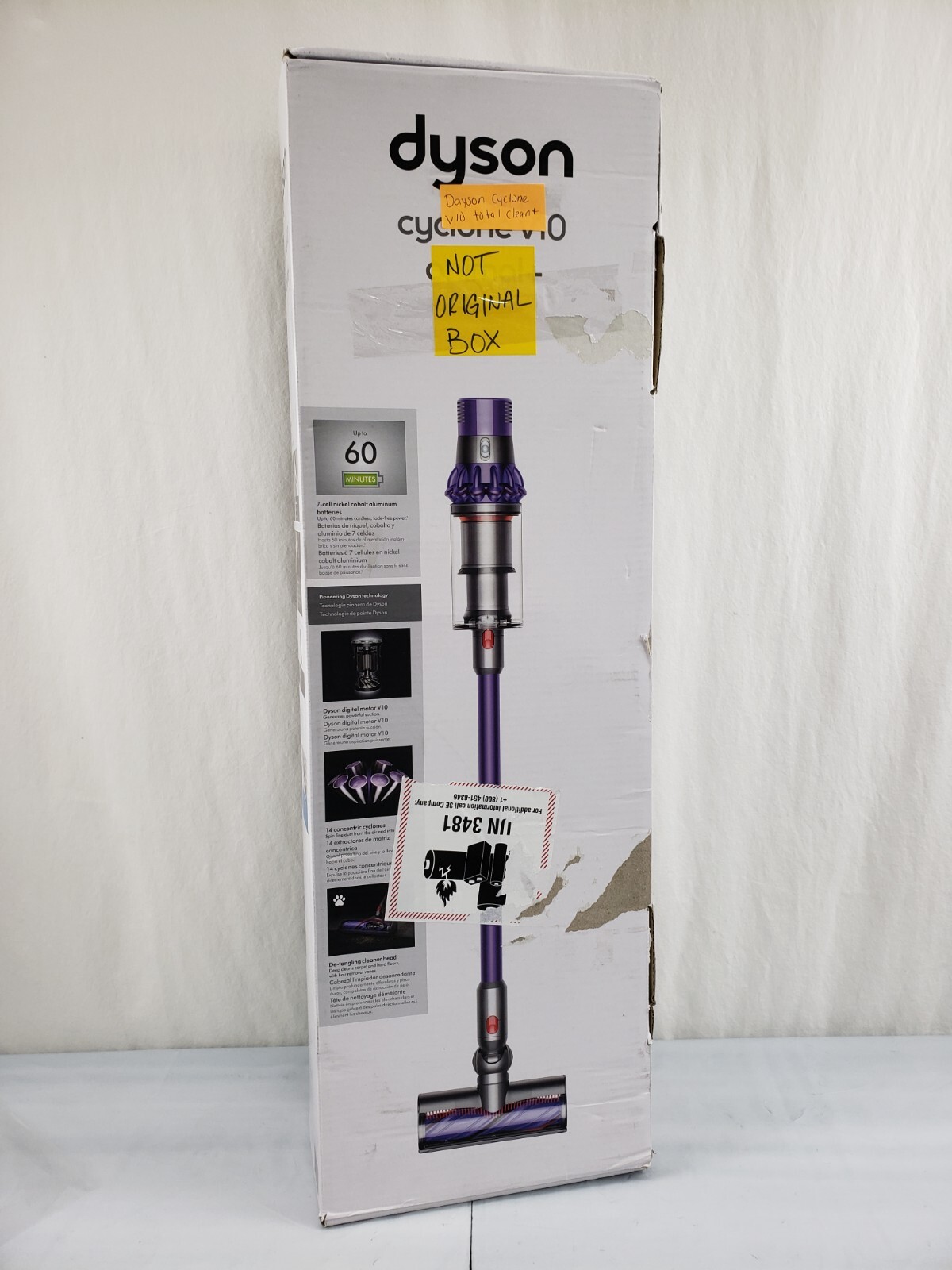 REFURBISHED Dyson V10 Total Clean+ SV12 Cordless Stick Vacuum Cleaner w