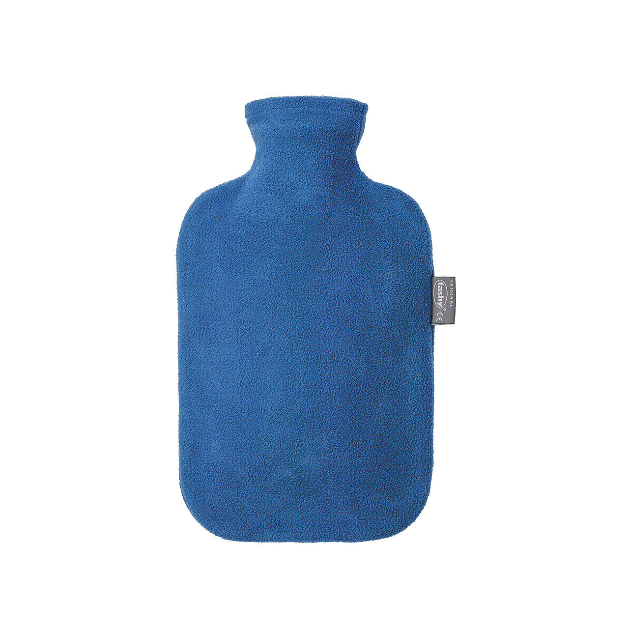 Fashy Hot Water Bottle with Fleece Cover Sapphire 2L Water Bottle