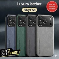 Case For iPhone 17 16 15 14 13 12 Pro Max PLUS Shockproof Magnetic Leather Cover