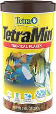 min Nutritionally Balanced Tropical Flake Food for Tropical Fish, 7.06 Oz Pack