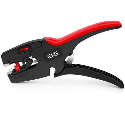 GKG Upgraded Automatic Wire Stripper with Portable, Red and Black 