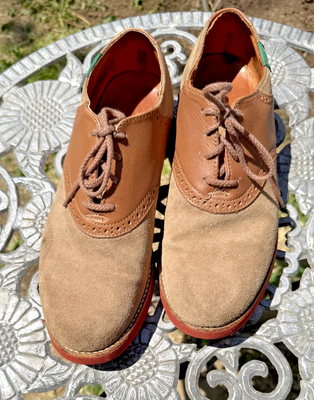 Vintage Men\'s Suede Leather Shoes Mens Real Leather Vintage Shoes Brogues 1920s Suede Tweed  main image 4