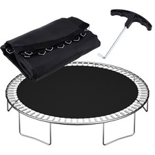 Trampoline Replacement Mat 12ft Round 72 V Hooks 5.5 UV Resistant NONMON Fits