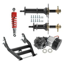 36V 1000W Brushless DC Electric Differential Motor Rear Axle Kit for Go Kart ATV