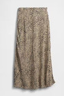 Gap Women's Tan and Black Leopard Print Pull On Midi Skirt Size S tall — photo 8