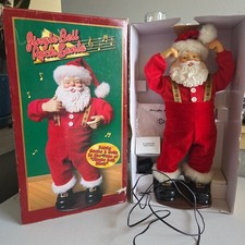 Jingle Bell Rock Santa Dancing Singing 1st Ed. 1998 Original Box Vintage Works