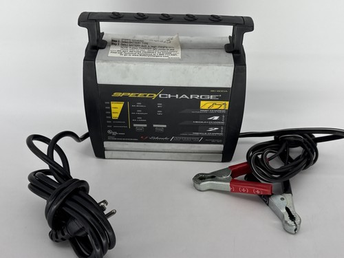Schumacher SpeedCharge SC Battery Charger Amp Automatic Multi Stage Black Fully