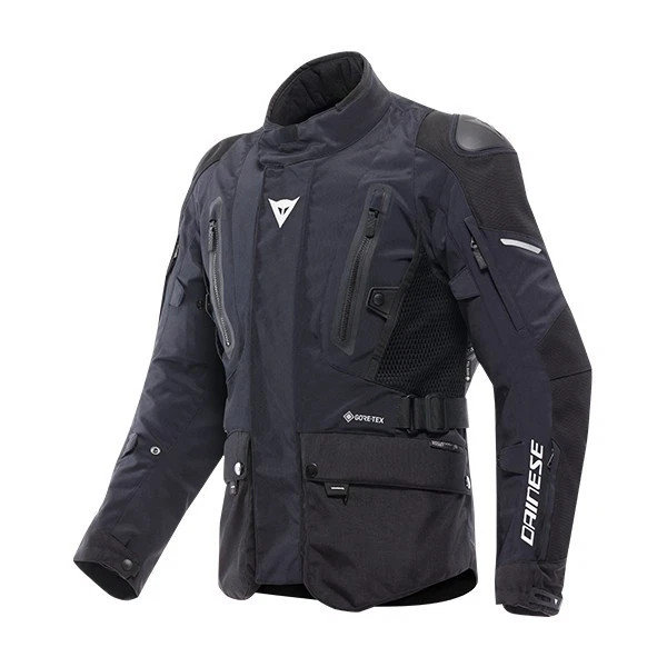 GIUBBOTTO GIACCA MOTO DAINESE AVRO D2 TESSUTO NERO BIANCO IMBOTTITURA ESTRAIBILE