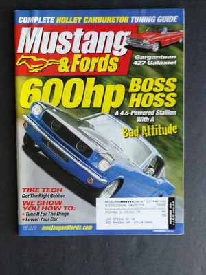 Mustang & Fords Magazine November 2004 1969 Mustang 1966 Shelby GT 350