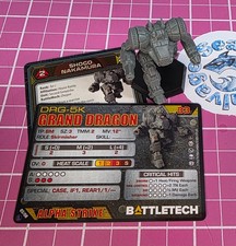 BattleTech Dragon  Grand Dragon Mech -- Inner Sphere Support Lance  Cards