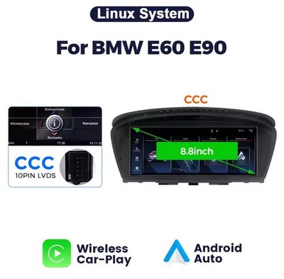 BMW E90/91/92/93 und E60/61 CarPlay Linux Android Auto CarPlay CCC 8.8
