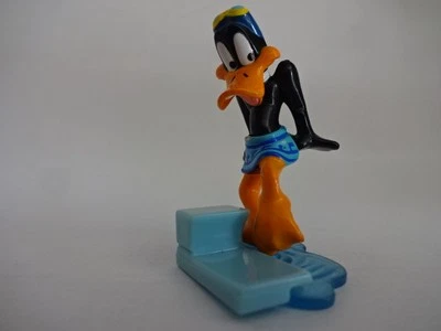 Steckfigur/ 2011 - Looney Tunes " Duffy Duck am Sprungturm - Bild 1 von 2