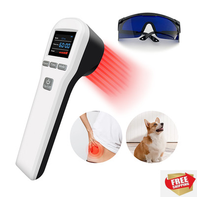 Human/Pets Cold Laser Therapy Device Pain Relief Muscle And Joint Red Light 