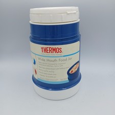 Thermos Wide Mouth Food Jar Never Used with Label 10 Oz Blue