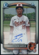 2025 · Bowman Chrome · Chrome Auto — 1st status unconfirmed · Refractor · /499
