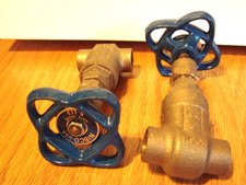Made in USA Nibco S-113 1/2" Bronze Gate Valve 200 WOG 125 SWP Non-Rising Stem