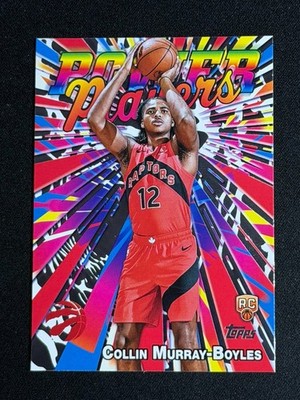 2025 Topps Basketball Power Players Rookie RC Collin Murray-Boyles #PP-19 INSERT