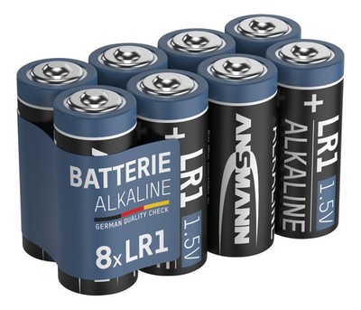 ANSMANN LR1 1,5V Alkaline Batterie Spezialbatterie - 8er Pack