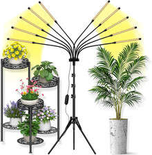 Grow Lights for Indoor Plants 10 Heads 500 Leds, Full Spectrum Grow Light for In