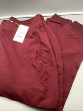 Mandala Scrubs Women Jogger Pant Size Regular 2XL Color Wine NWT