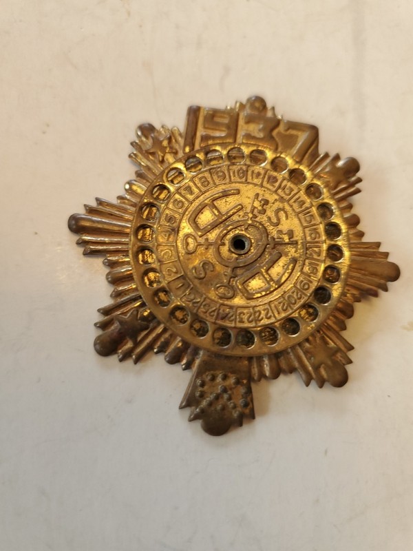 Vtg 1936 Radio Little Orphan Annie ROA Secret Society Code Decoder Badge Pin