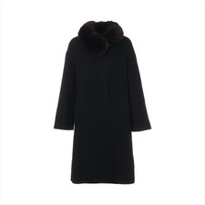 Fendi Cashmere coats 40 Ladies' Black  FF9562 Fur