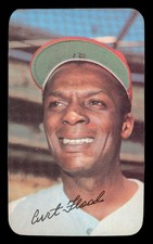 1971 Topps Super Set-Break # 41 Curt Flood VG-VGEX (crease) *GMCARDS*