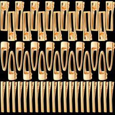 Gold Hair Clips, 50PCS Alligator Barrettes for Women, Girls, Crafts, DIY Hair Bo