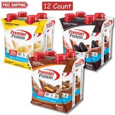  3pk Premier Protein Shake, Verity Pack, 30g Protein, 11 fl oz, 12 Count