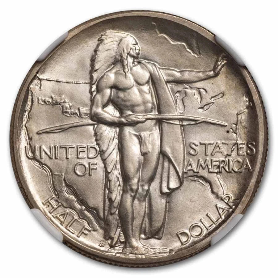 1938-D Oregon Trail Commemorative Half Dollar MS-67+ PCGS CAC - Image 2 of 3