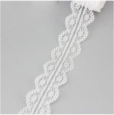 5 yards of 1.5" Lace Trim, For card making, DIY projects, weddings