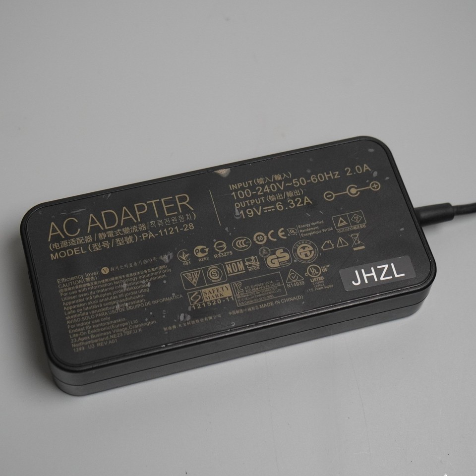 Pa Notebook Notes Asus PA-1121-28 AC Adapter Laptop Power Supply 19V 6.32A 120W Black ...