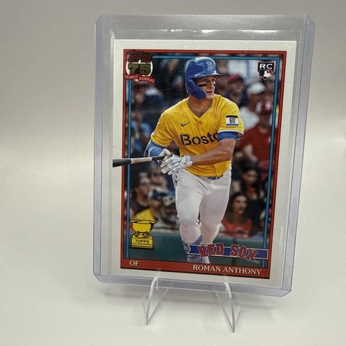 2026 Topps Series 1 RC Roman Anthony 75th Anniversary T91-71 Red Sox