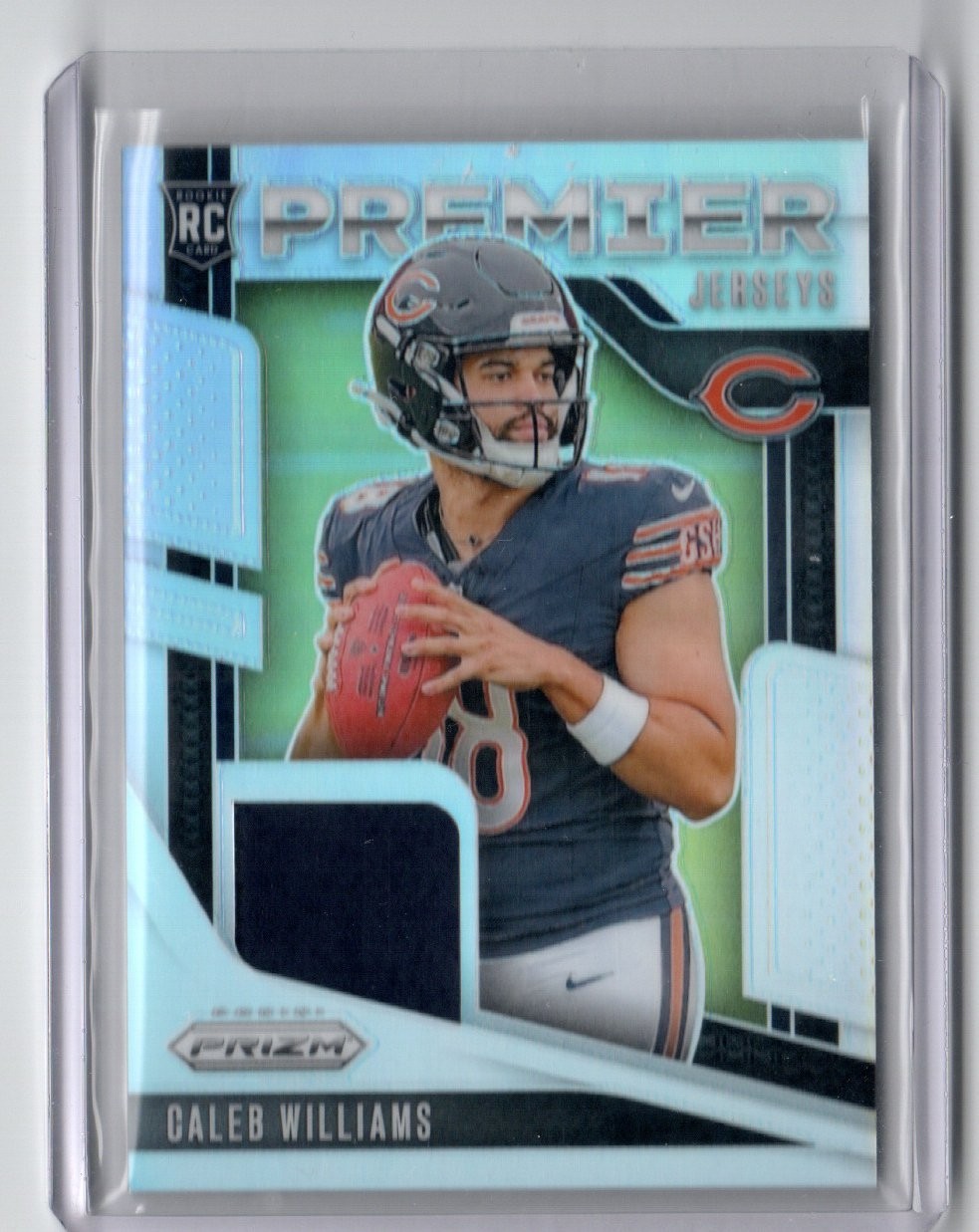 2024 Panini Prizm Premier Jerseys Caleb Williams RC #PJ-CWS Rookie Relic