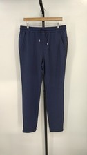 Quince Women Supersoft Fleece Joggers Navy Pants M