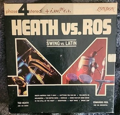 Heath vs. Ros Swing vs. Latin 7'' 4 Track Reel Tape 7 1/2 IPS  London LPL 74038