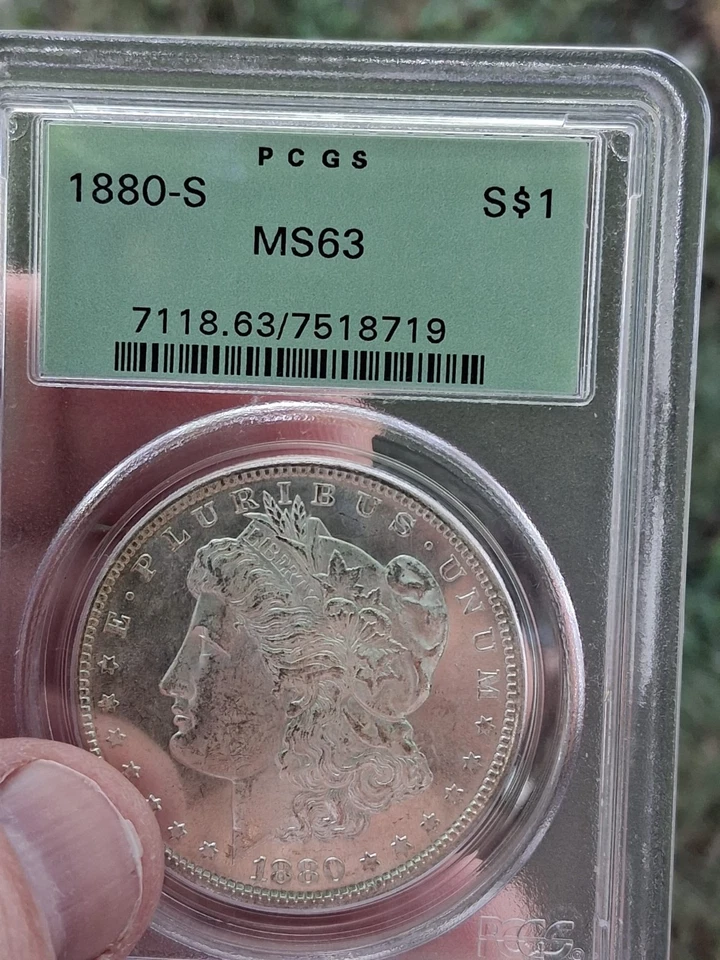1880-S Morgan Silver Dollar PCGS OGH MS63 Gen 3.1-Should be Proof Like - Image 3 of 4