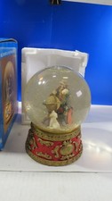 Vintage E K J Musical Snow Globe Clown WORKS GREAT DATED 1994 W/BOX