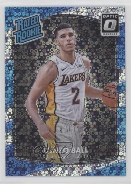 2017-18 Panini Donruss Optic Rated Rookie Fast Break Holo Prizm Lonzo Ball 0d6v