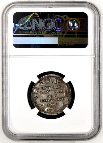 1688 XIII Italian Papal States Giulio, NGC AU Details, KM-432, Italy - Image 2 of 2