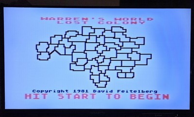 Warren's World: Lost Colony game disk for Atari Home Computers- Tested & Working