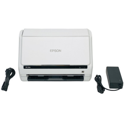 Epson WorkForce DS-530 ADF Fast Desktop Document Scanner J381A w/AC Adapter