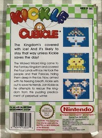 Kickle Cubicle Nintendo NES Complete Boxed Set with Protector