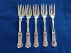 5 Salad Forks Buttercup (1899) by Gorham Sterling Silver 200 grams