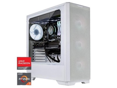 Skytech Gaming Eclipse Lite Desktop PC, Ryzen 7 7800X3D 4.2 GHz (5GHz), AMD RX