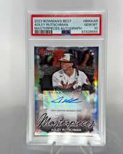 2023 Bowman's Best Adley Rutschman Masterpieces Rookie Refractor Auto /99 PSA 10