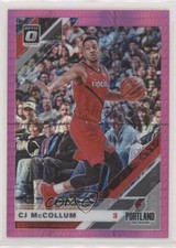 2019-20 Panini Donruss Optic Pink Hyper Prizm CJ McCollum #17 04ag